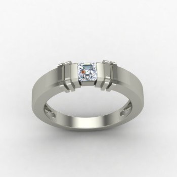 Emerald Solitaire Ring