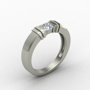 Emerald Solitaire Ring