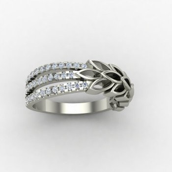 Silver Band Ring for Girlfriend