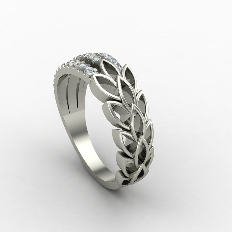 Silver Band Ring for Girlfriend