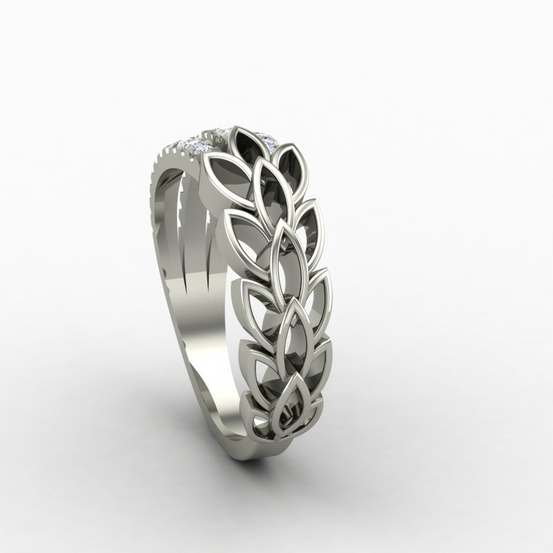 Silver Band Ring for Girlfriend