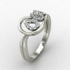 Pear Silver Ring