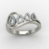Pear Silver Ring