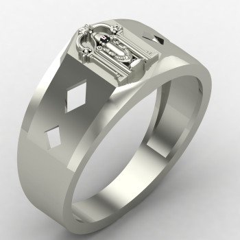 Square Balaji Men Ring