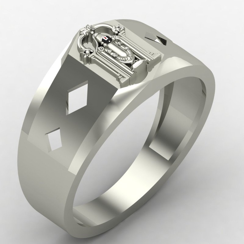 Square Balaji Men Ring
