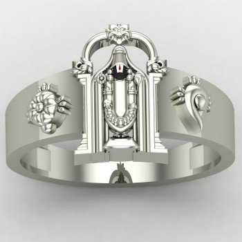 Silver Tirupati Balaji Ring