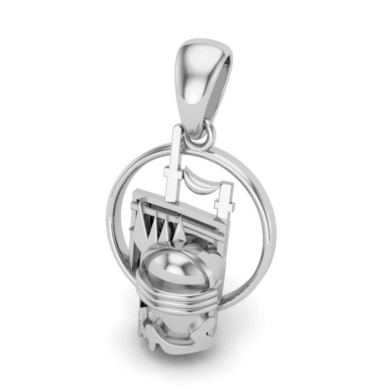 Makka Madina Silver Pendant