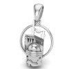 Makka Madina Silver Pendant