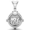 786 Silver Pendant