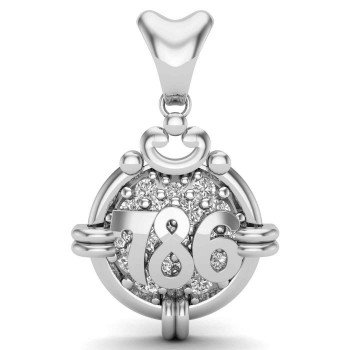 786 Silver Pendant