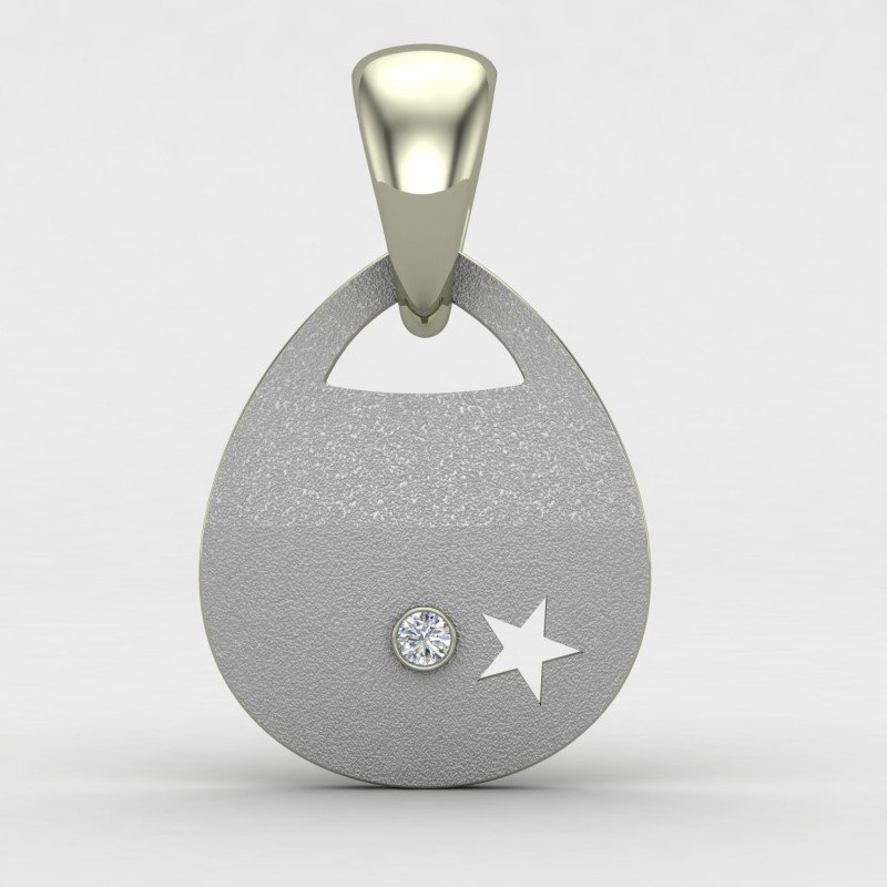 Cute Silver Pendant