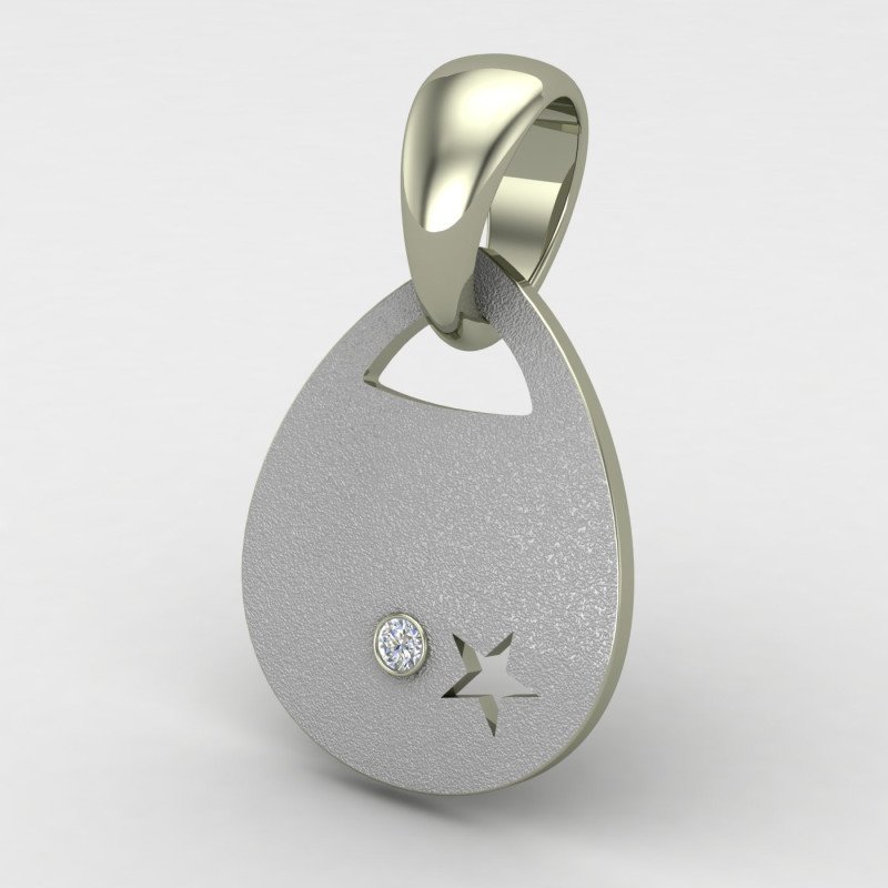 Cute Silver Pendant