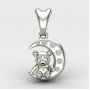 Kids Beer Silver Pendant