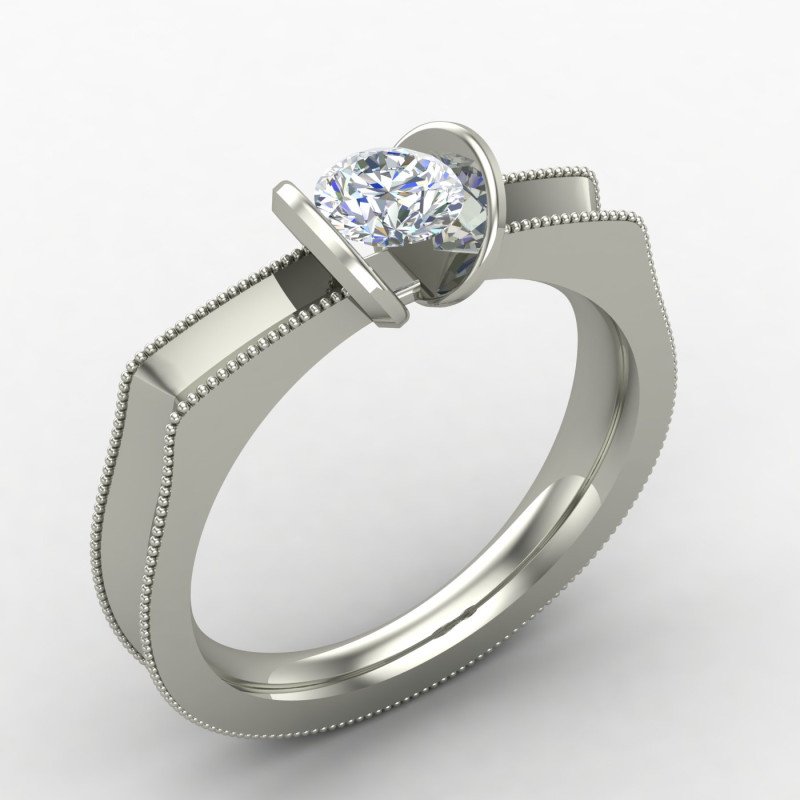 Men Solitaire Ring