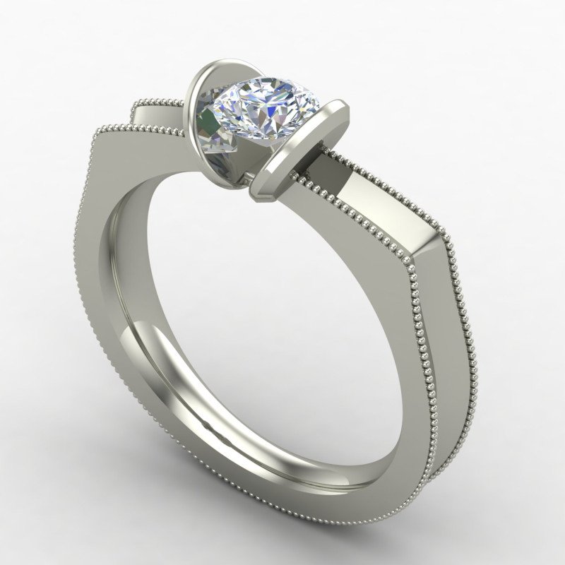 Men Solitaire Ring