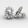 Classic American Diamond Stud Earring