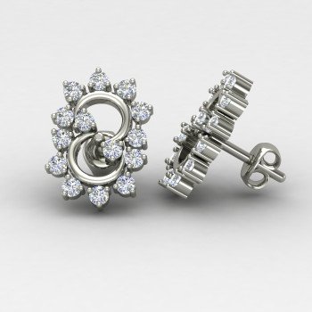 Classic American Diamond Stud Earring