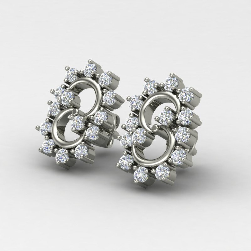 Classic American Diamond Stud Earring