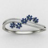 Blue Diamond Oval Bracelet Blue Diamond Oval Bracelet