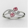 Ruby Wedding Oval Bracelet