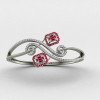 Ruby Wedding Oval Bracelet
