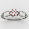 Artificial Diamond Oval Bracelet