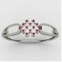Artificial Diamond Oval Bracelet
