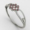 Artificial Diamond Oval Bracelet
