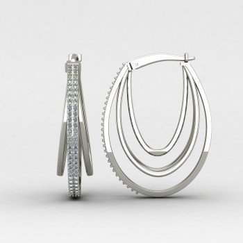 Designer Hoop Earring