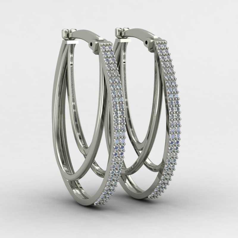 Designer Hoop Earring