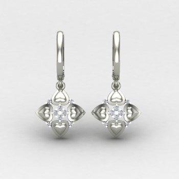 Silver Hoop Earring