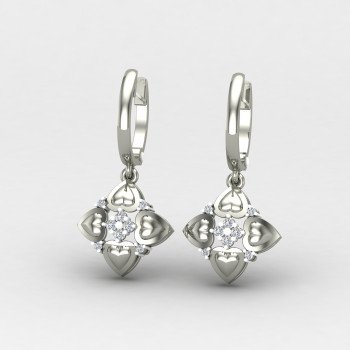 Silver Hoop Earring