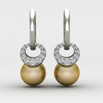 Sterling Silver Pearl Dangler Earring