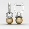 Sterling Silver Pearl Dangler Earring