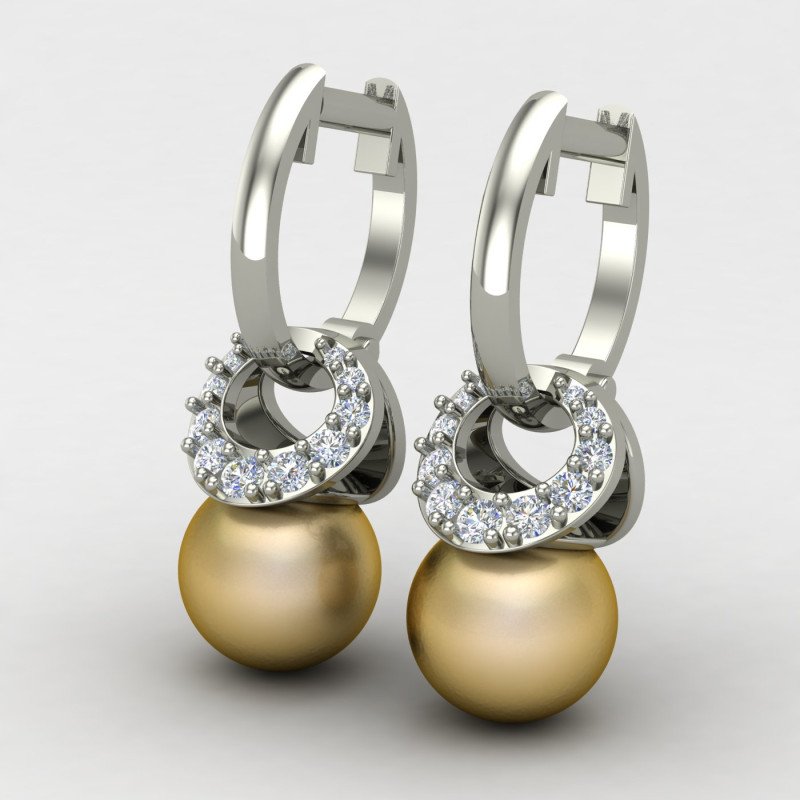 Sterling Silver Pearl Dangler Earring