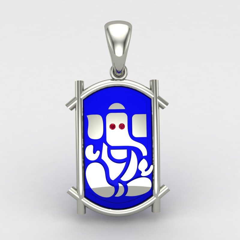 Ganesh Pendant Silver