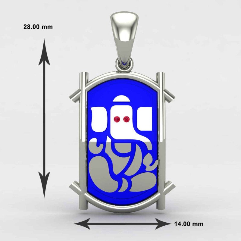 Ganesh Pendant Silver