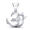 Om Damru Silver Pendant Om Damru Silver Pendant