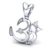 Om Damru Silver Pendant Om Damru Silver Pendant