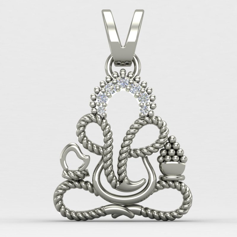 Spiral Ganesh Ji Locket Spiral Ganesh Ji Locket