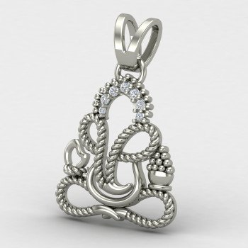 Spiral Ganesh Ji Locket