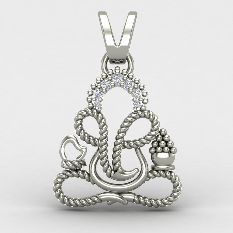 Spiral Ganesh Ji Locket Spiral Ganesh Ji Locket