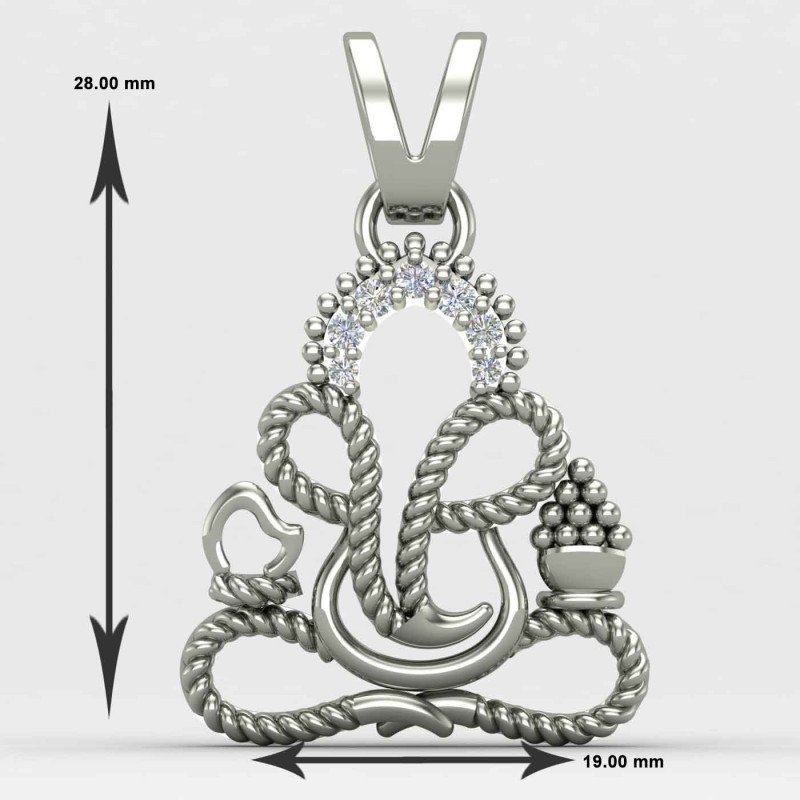 Spiral Ganesh Ji Locket Spiral Ganesh Ji Locket