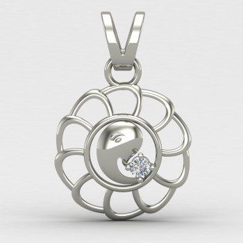 Ganesh Ji Silver Locket 
