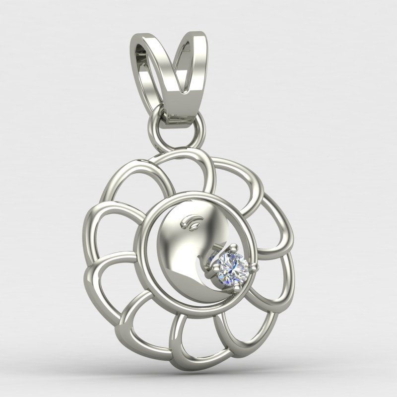 Ganesh Ji Silver Locket 