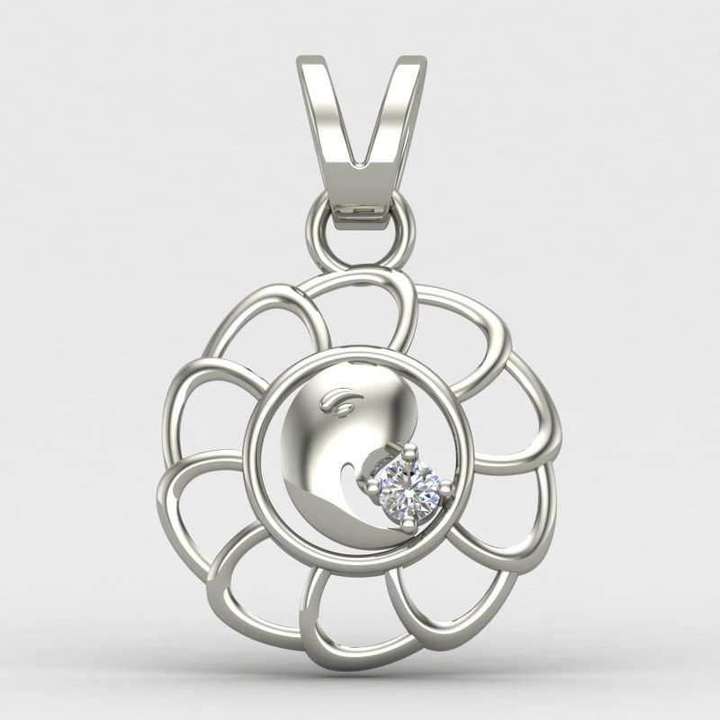 Ganesh Ji Silver Locket 