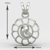 Ganesh Ji Silver Locket 