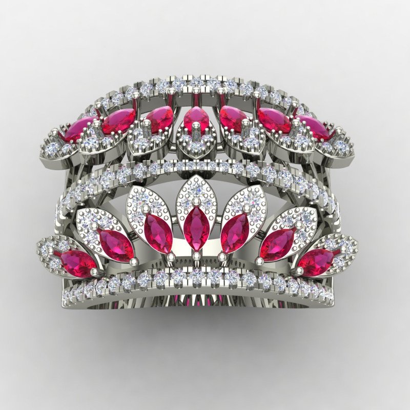 Fashionistas Cocktail Band Ring