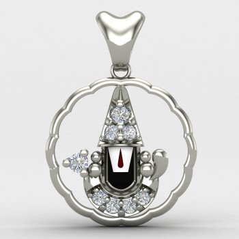 Tirupati Balaji Pendant Silver