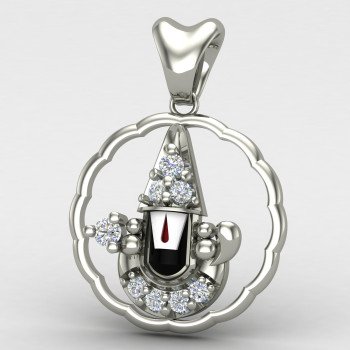 Tirupati Balaji Pendant Silver